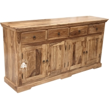 Kolonialna komoda z litego drewna