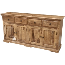 Kolonialna komoda z litego drewna