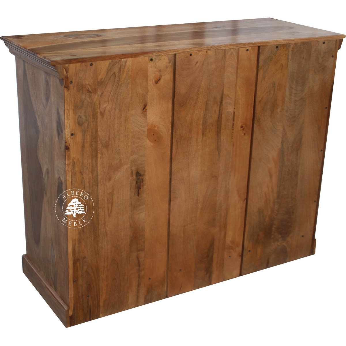 Tradycyjna komoda drewniana dwudrzwiowa