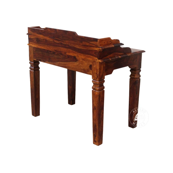 Stylowy sekretarzyk z drewna litego palisander indyjski