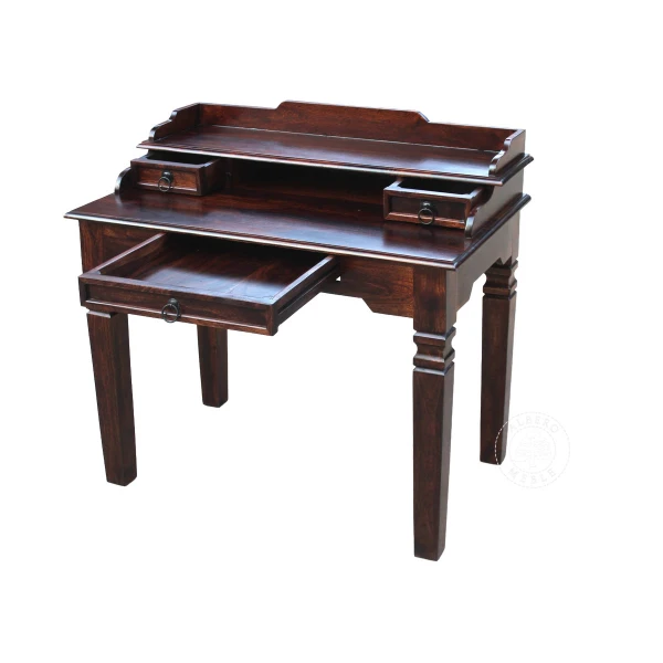 Stylowy sekretarzyk z drewna litego palisander indyjski