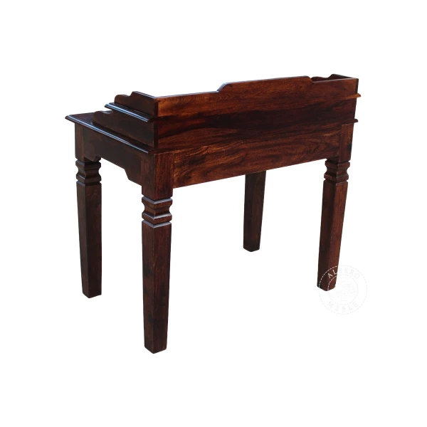 Stylowy sekretarzyk z drewna litego palisander indyjski