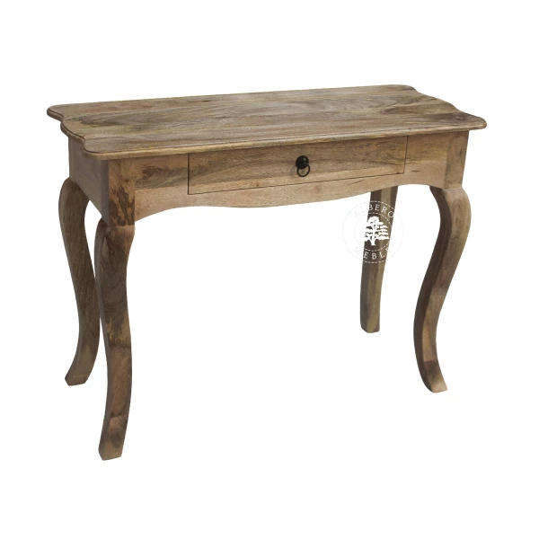 Kolonialna konsola z drewna litego mango