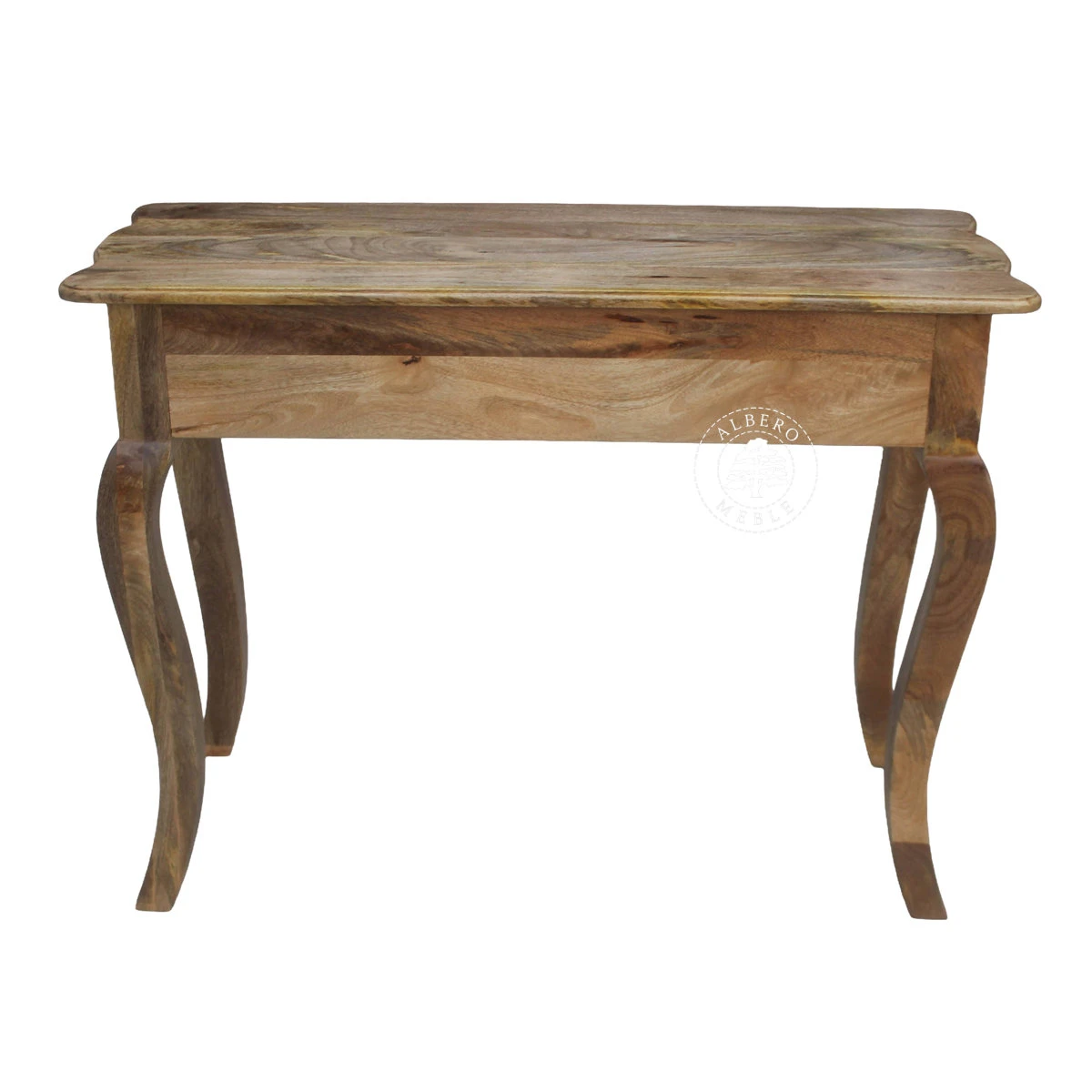 Kolonialna konsola z drewna litego mango