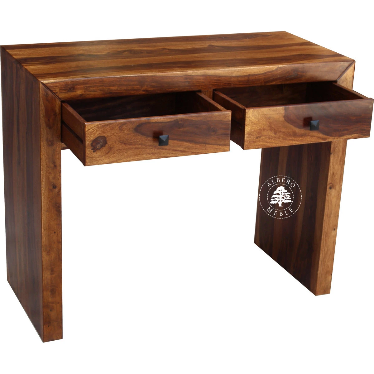 Nowoczesne proste biurko drewniane do pokoju