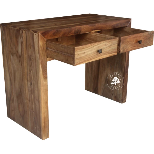 Nowoczesne proste biurko drewniane do pokoju