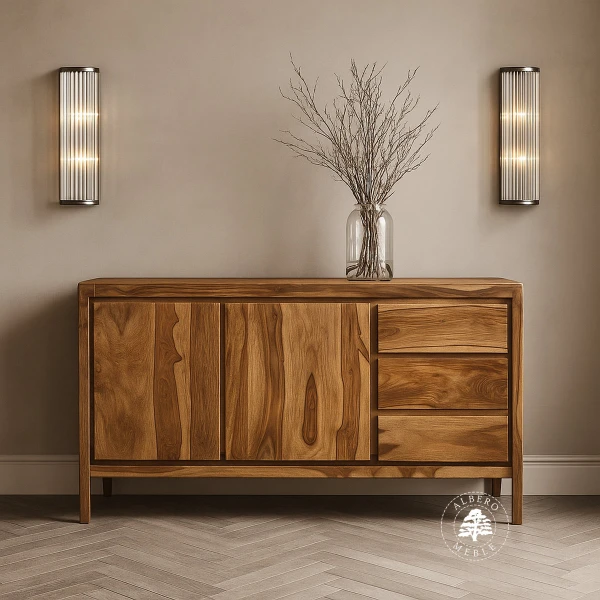 Drewniana komoda CITY z szufladami