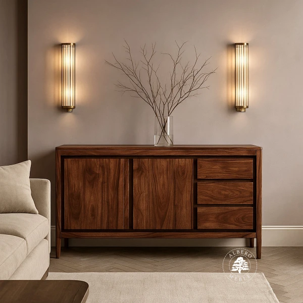 Drewniana komoda CITY z szufladami