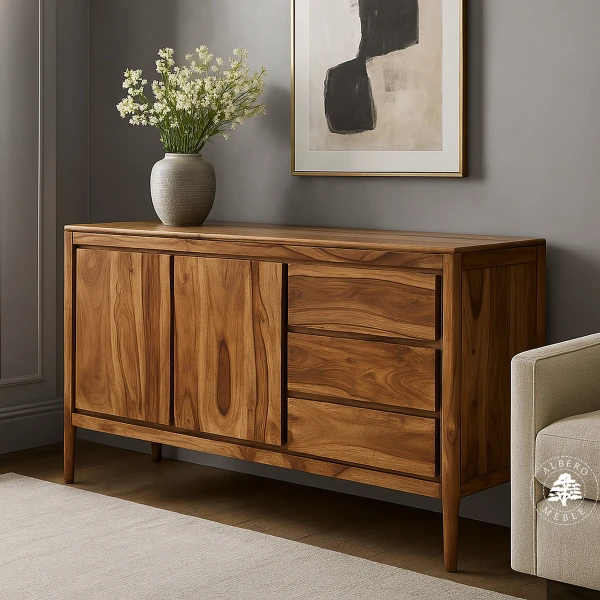 Drewniana komoda CITY z szufladami