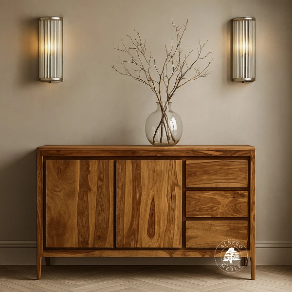 Drewniana komoda CITY z szufladami