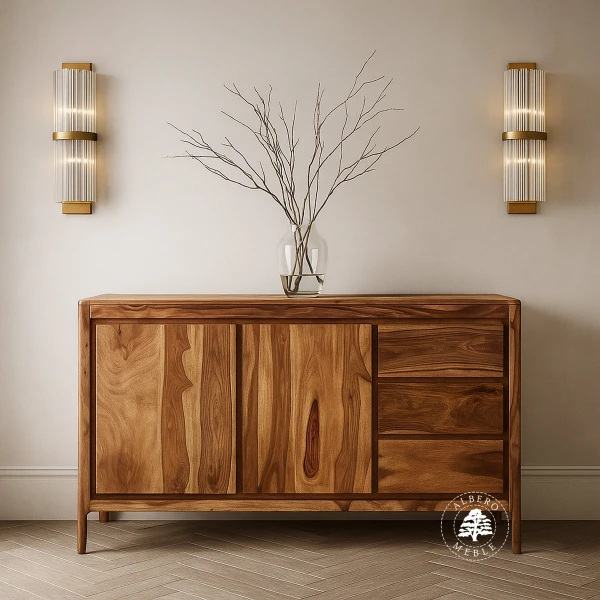 Drewniana komoda CITY z szufladami