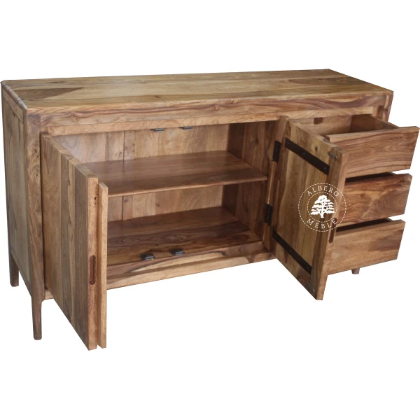 Drewniana komoda CITY z szufladami