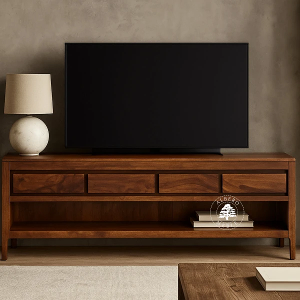 Komoda RTV CITY z drewna palisandrowego