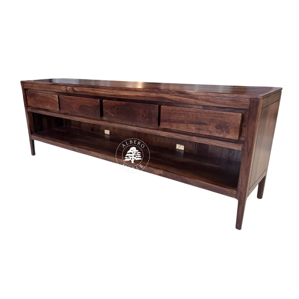 Komoda RTV CITY z drewna palisandrowego