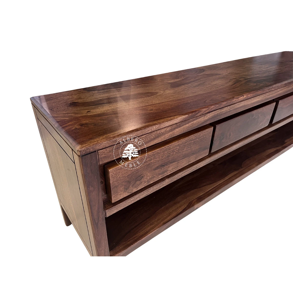 Komoda RTV CITY z drewna palisandrowego