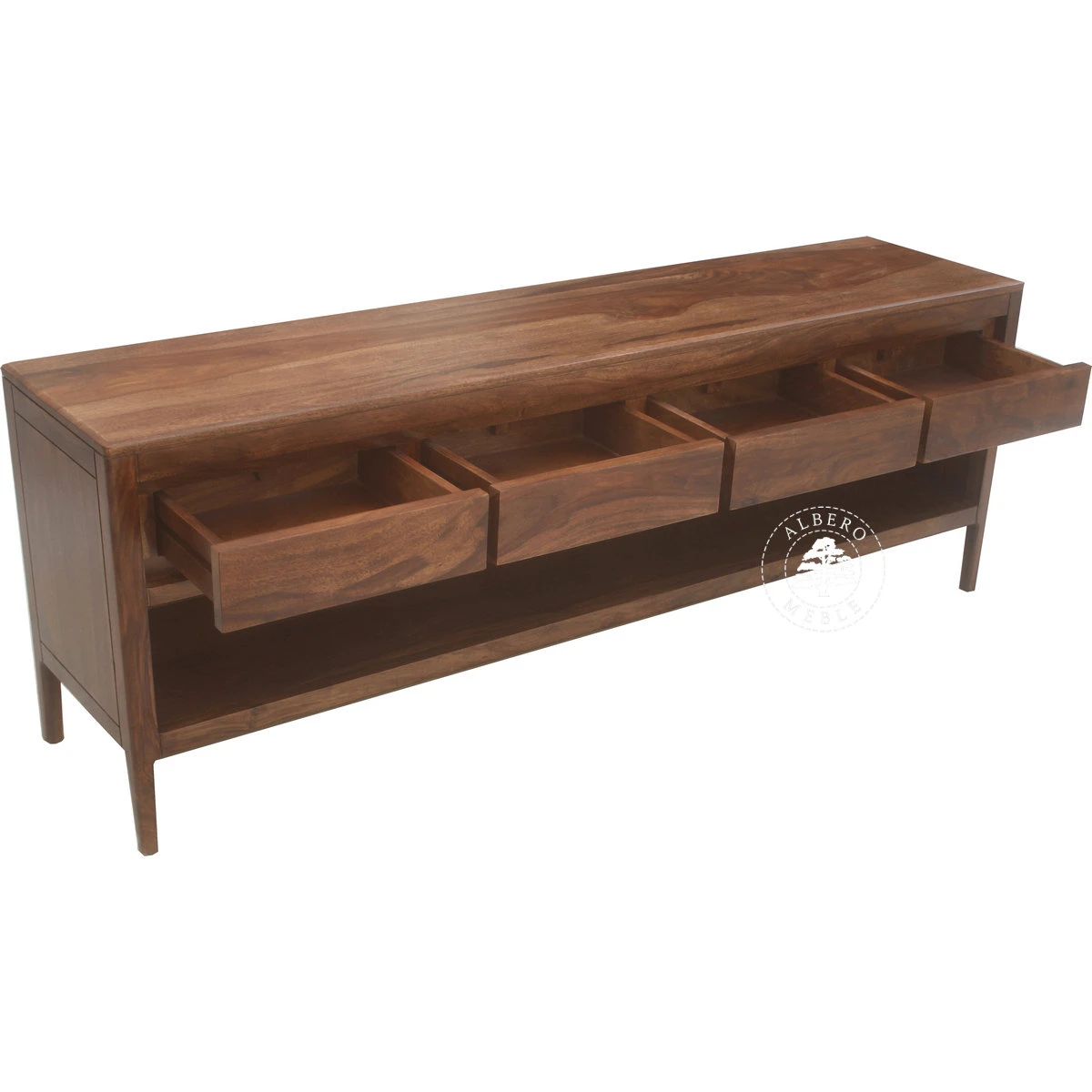 Komoda RTV CITY z drewna palisandrowego