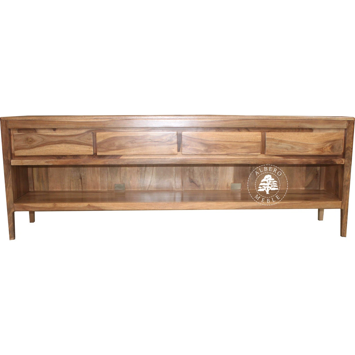 Komoda RTV CITY z drewna palisandrowego