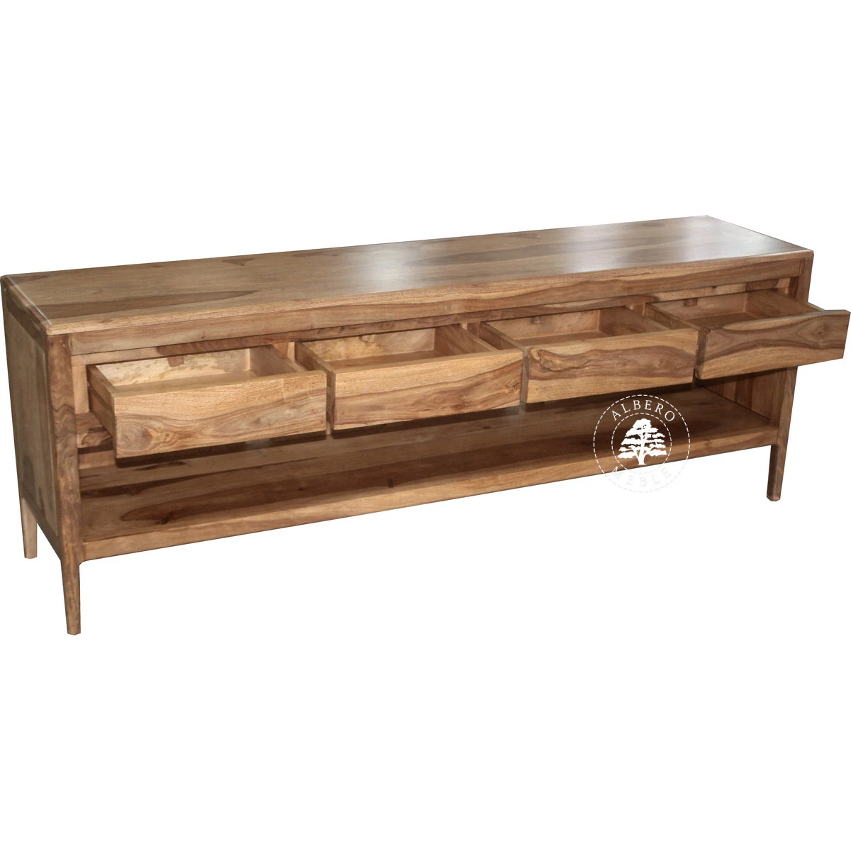 Komoda RTV CITY z drewna palisandrowego