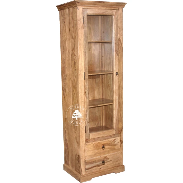 Witryna drewniana jednodrzwiowa klasyczna prawostronna