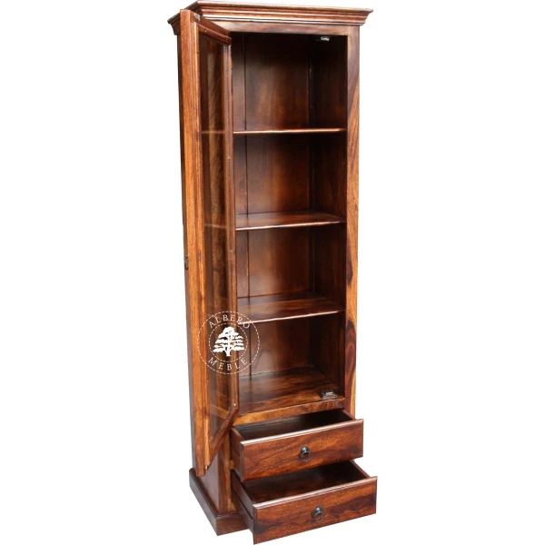 Witryna drewniana jednodrzwiowa klasyczna prawostronna