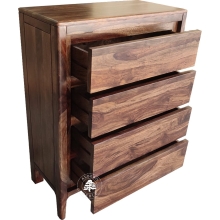 Komoda na bieliznę z litego drewna