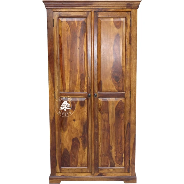 Wolnostojąca Drewniana Szafa w Stylu Kolonialnym