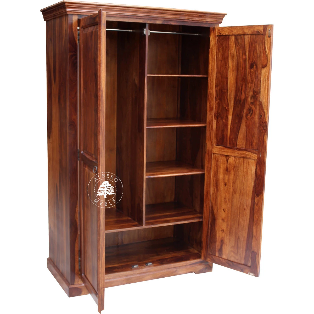 Kolonialna Szafa z Drewna Palisandru