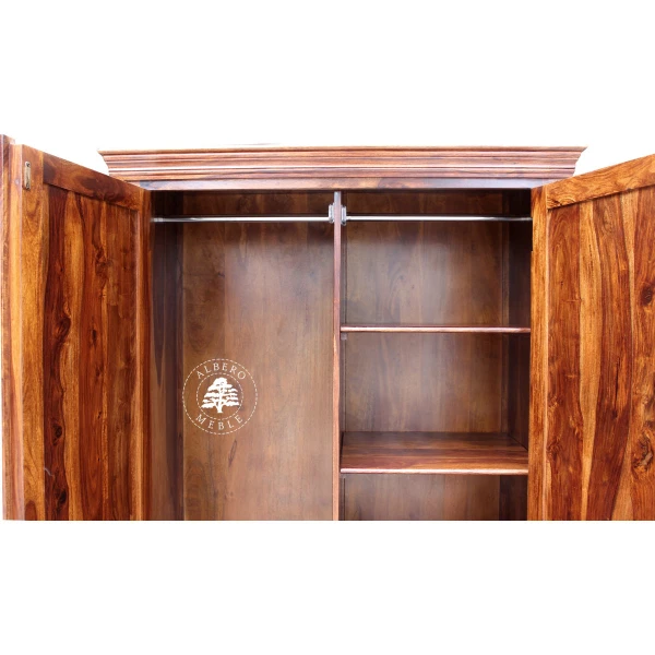 Kolonialna Szafa z Drewna Palisandru