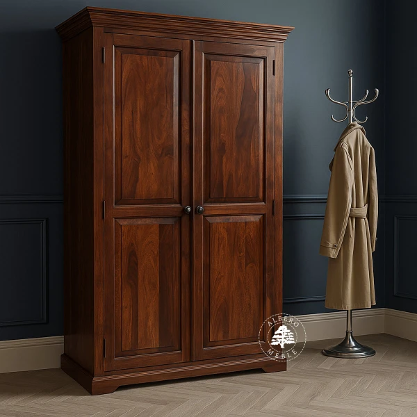 Kolonialna Szafa z Drewna Palisandru