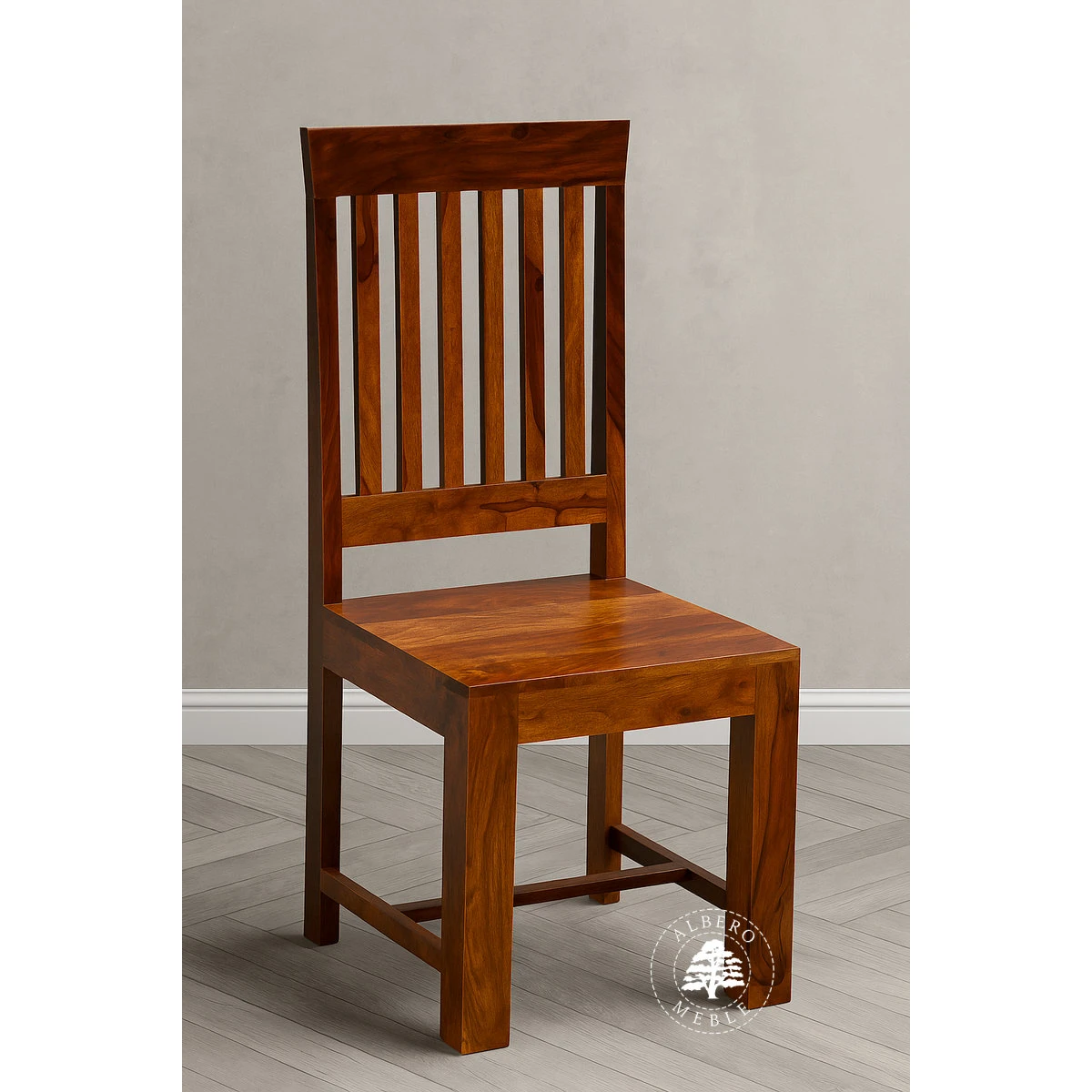 Krzesło z litego drewna palisandrowego