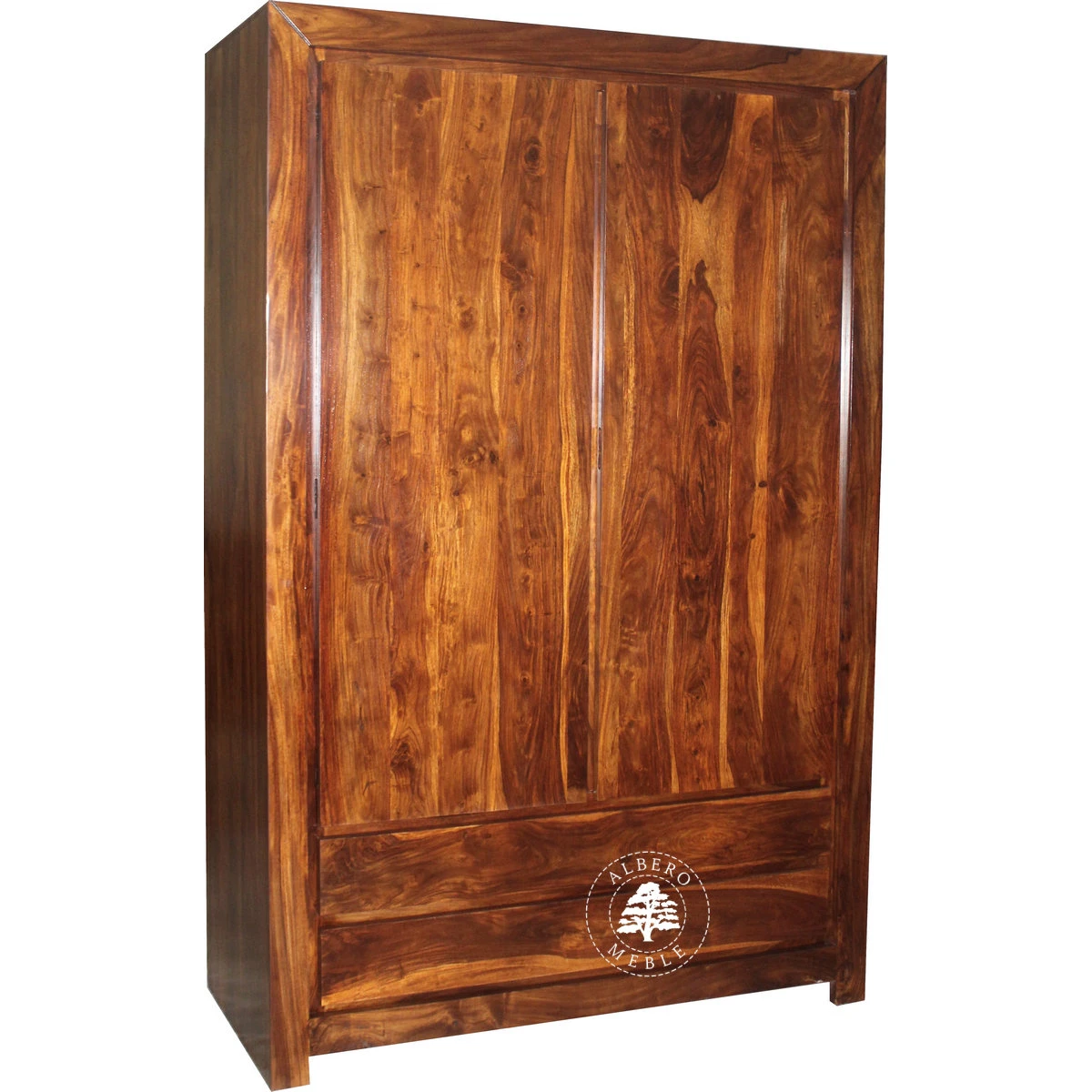 Nowoczesna Szafa Drewniana do Sypialni z Szufladami