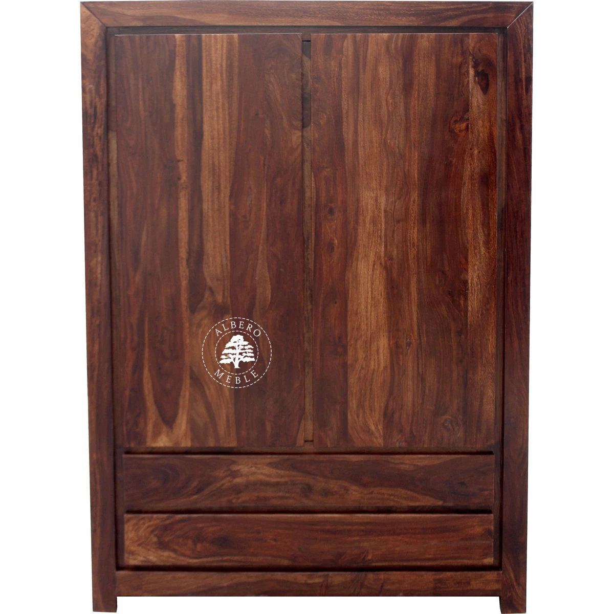 Nowoczesna Szafa Drewniana do Sypialni z Szufladami