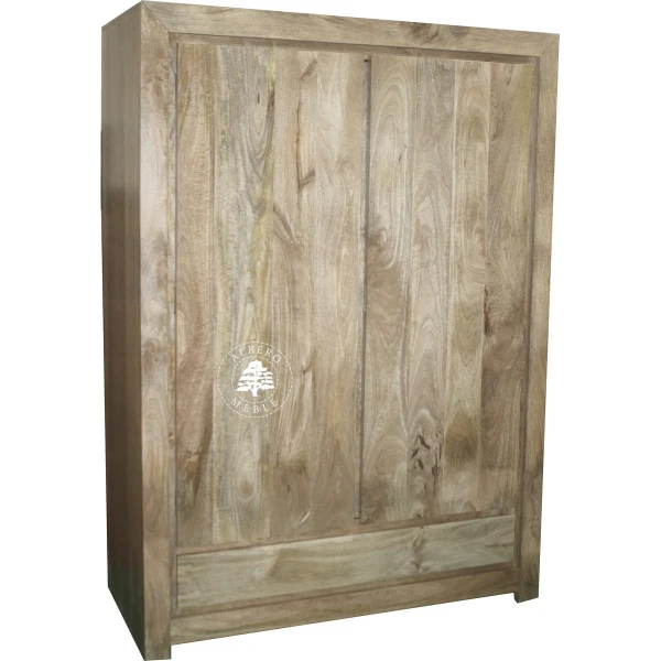 Nowoczesna Szafa Drewniana do Sypialni z Szufladami