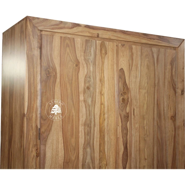 Nowoczesna Szafa Drewniana do Sypialni z Szufladami