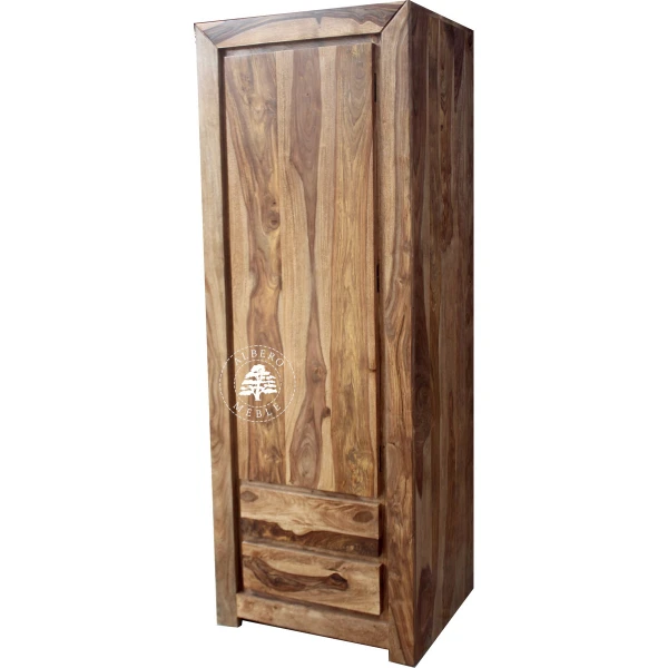 Wąska i Głęboka Nowoczesna Szafa Drewniana