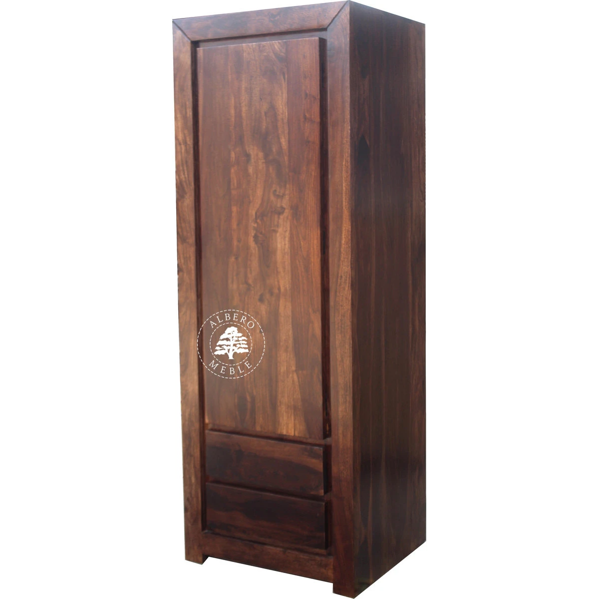 Wąska i Głęboka Nowoczesna Szafa Drewniana