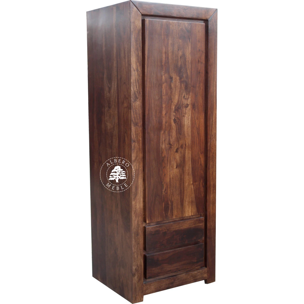 Wąska i Głęboka Nowoczesna Szafa Drewniana