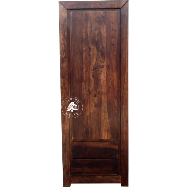 Wąska i Głęboka Nowoczesna Szafa Drewniana