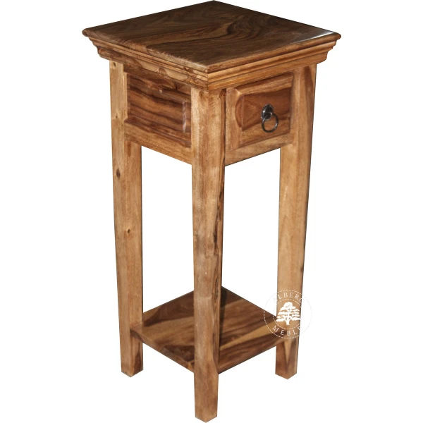 Mała klasyczna konsola z drewna litego palisander