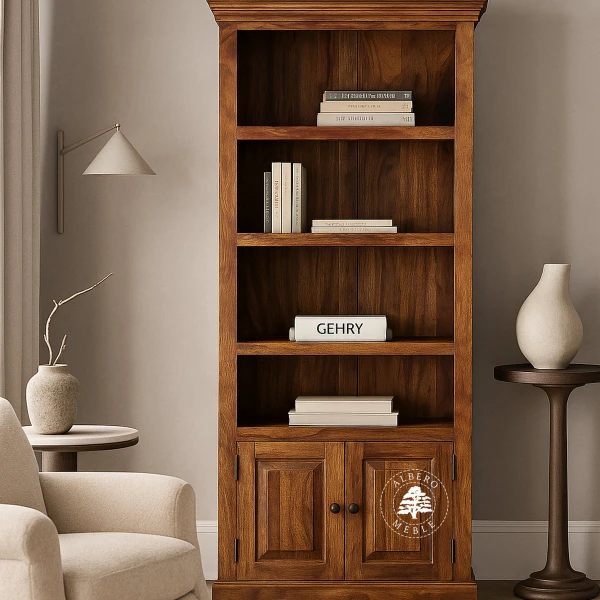 Klasyczna Biblioteka drewniana