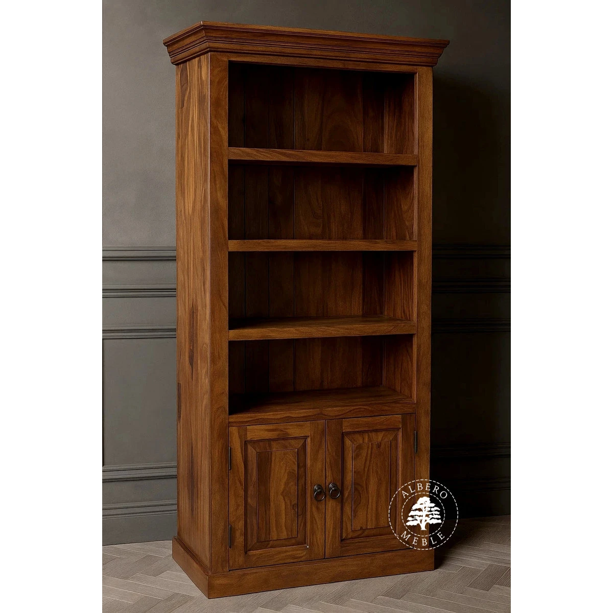 Klasyczna Biblioteka drewniana