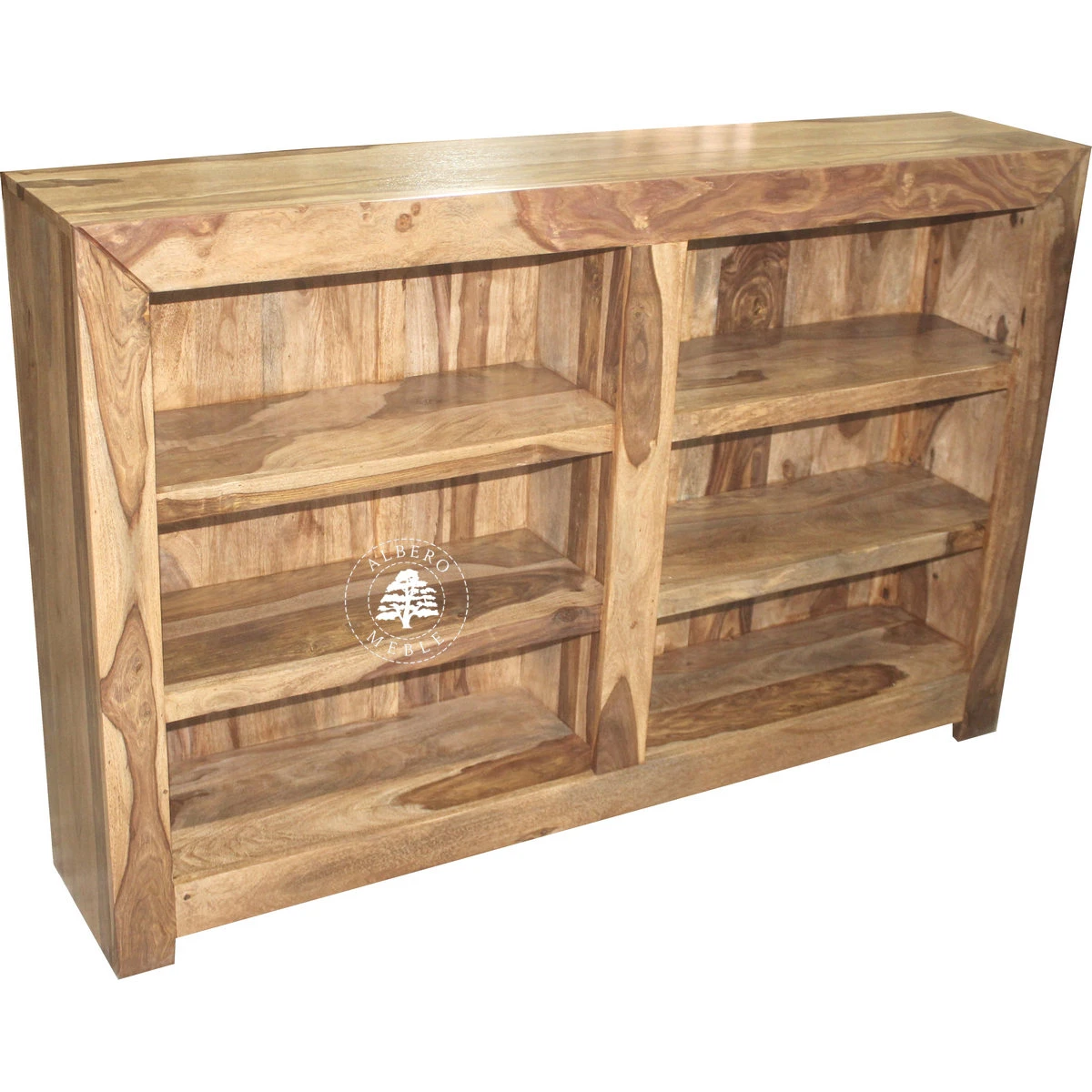 Niski Regał Drewniany do Pokoju