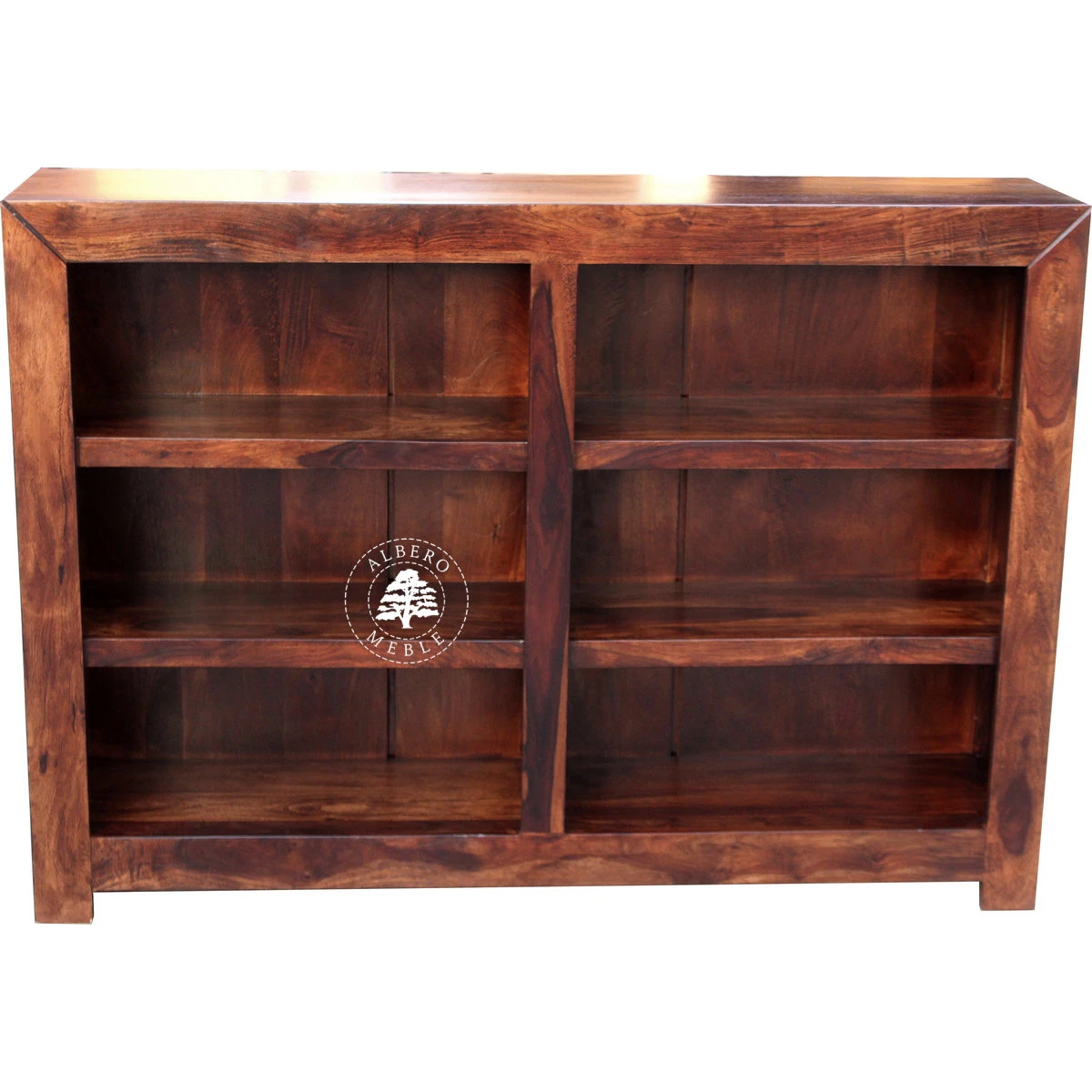 Niski Regał Drewniany do Pokoju