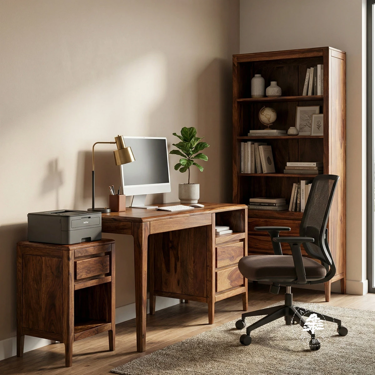 Regał CITY z drewna palisandrowego