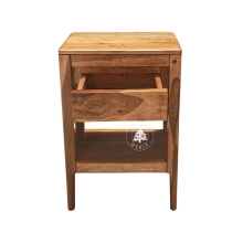 Szafka nocna CITY na nóżkach z naturalnego drewna palisand