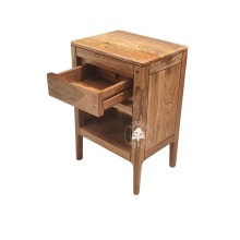 Szafka nocna CITY na nóżkach z naturalnego drewna palisand