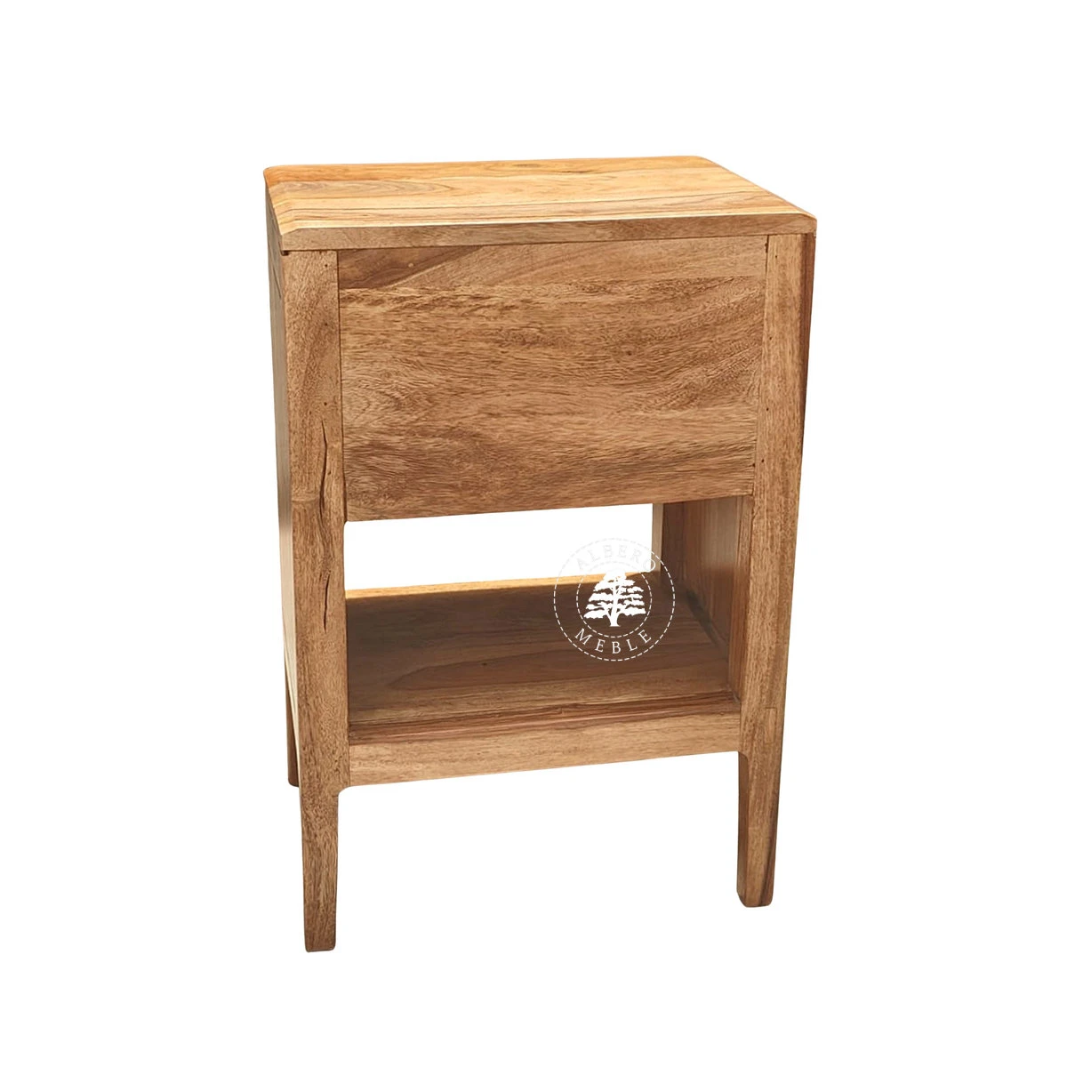 Szafka nocna CITY na nóżkach z naturalnego drewna palisand