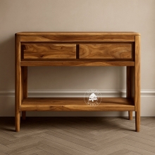 Konsola CITY na nóżkach z naturalnego drewna