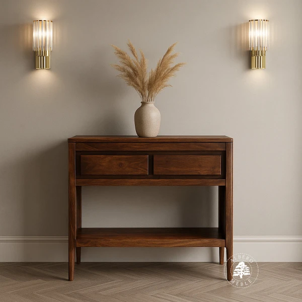 Konsola CITY na nóżkach z naturalnego drewna