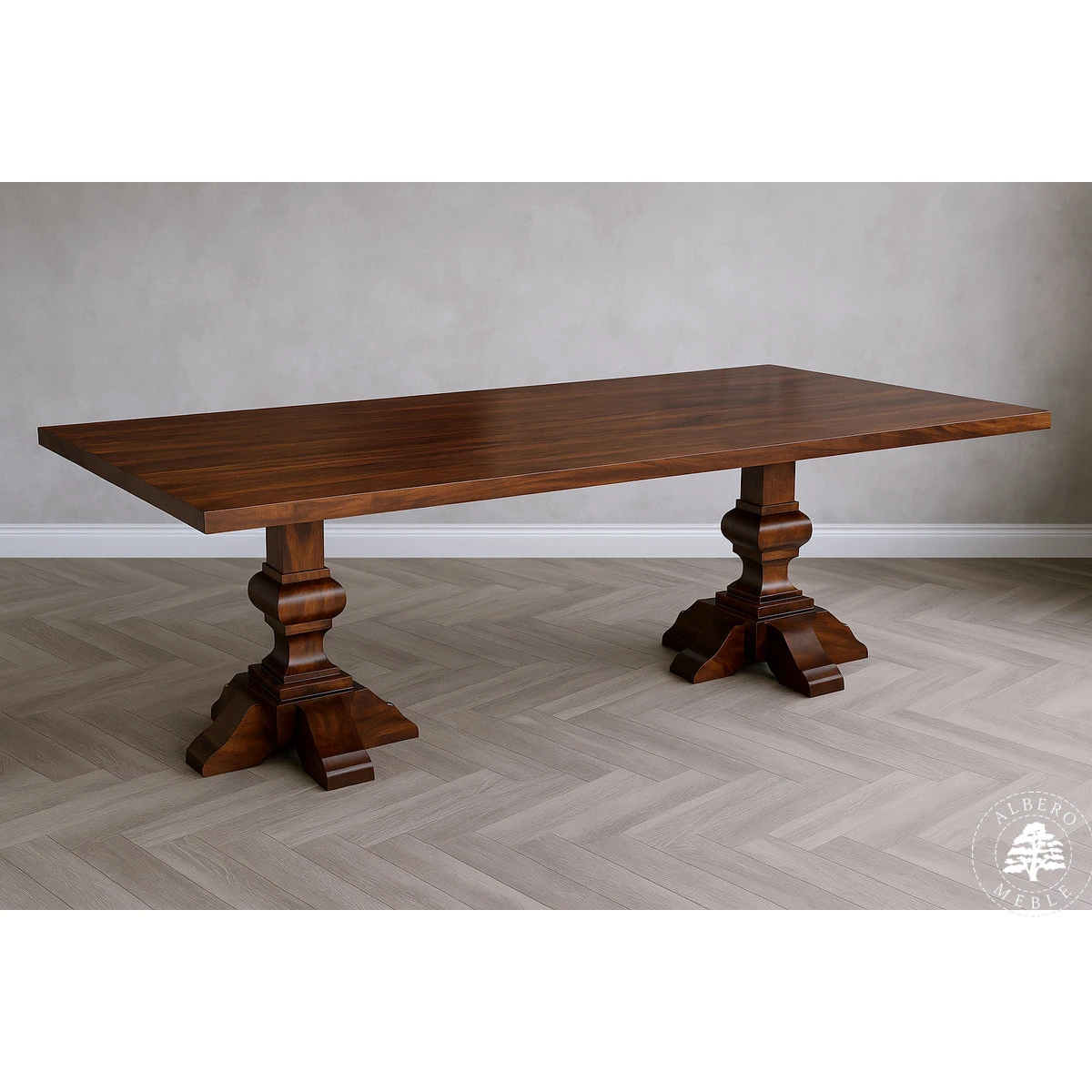 Klasyczny stół drewniany na wymiar